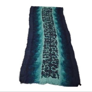 TARNISH FRINGED WRAP/SCARF